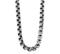 Akzent Chaîne vénitienne pour homme et femme en acier inoxydable 60 cm, couleur argentée, finition élégante, accessoire de qualité supérieure