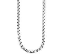 Akzent Chaîne vénitienne pour homme et femme en acier inoxydable de 80 cm, couleur argentée, finition tendance - pour un look élégant