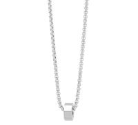 Akzent Collier avec pendentif octogonal pour femme en acier inoxydable - Chaîne d'ancre de 61 cm - Chaîne gourmette - Fermoir mousqueton - Cadeau pour homme et femme - 100 % étanche et doux pour la