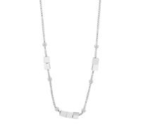 Akzent Collier avec pendentif pour femme en acier inoxydable - Chaîne d'ancre 40 + 5 cm - Chaîne gourmette - Fermoir mousqueton - Cadeau pour hommes et femmes - 100 % étanche et doux pour la peau