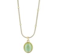 Akzent Collier avec pendentif pour femme en acier inoxydable - Chaîne d'ancre 43 + 5 cm - Chaîne gourmette - Fermoir mousqueton - Cadeau pour hommes et femmes - 100 % étanche et doux pour la peau, 43