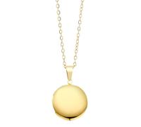 Akzent Collier avec pendentif pour femme en acier inoxydable - Chaîne d'ancre 43 + 5 cm - Médaillon - Fermoir mousqueton - Cadeau pour hommes et femmes - 100 % étanche et doux pour la peau, 43, Acier
