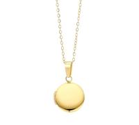 Akzent Collier avec pendentif pour femme en acier inoxydable - Chaîne d'ancre 43 + 5 cm - Médaillon - Fermoir mousqueton - Cadeau pour hommes et femmes - 100 % étanche et doux pour la peau, 43, Acier