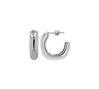 Akzent Créoles en acier inoxydable imperméables pour femme en argent, 100 % étanches et hypoallergéniques