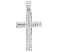 Akzent Pendentif arbre de vie pour femme - En argent 925 rhodié - 19 mm - 100 % étanche et doux pour la peau