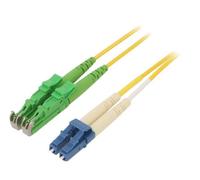 AL-9E2000LC-03I Câble patch fibre OS2 E2000/APCLC/UPC3 mètreLSZH jaune DIGITUS
