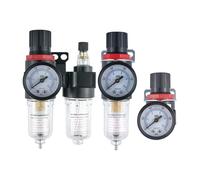 AL/AR/AF/AFC200 BL/BF/BR/BFC2000 3000 4000 PT1/4" 3/8" 1/2" Air Source Treatment Pneumatic Compressor Filter Oil Separator(BF4000,With 4mm Fitting)