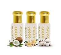 al badil Musc tahara parfumé TOP meilleur vente - 3ml - Musc Blanc -coco - vanille - monoï Lots de 3