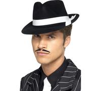 Al Capone Chapeau Hommes 1920s Gangster Accessoire Déguisement 20s Mafia