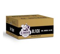 Al Duchan Charbon naturel pour narguilé - Charbon de coco de qualité supérieure pour narguilé - 1 kg, 4 kg, 10 kg, 20 kg - Chaleur élevée, longue durée de combustion (noir, 28 x 28 x 28 mm, 10 kg)