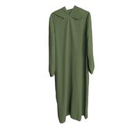 Al Falaah Abaya pour Enfant Fille - Robe de Prière Musulmane - Hijab intégré - Taille 6 à 14 Ans - Tenue Modeste et Confortable - Idéale pour la Prière et les Occasions Spéciales (Kaki, 14 ans)