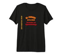Al-Farabi Fondateur de l'épistémologie Alpharabius T-Shirt Haut de Gamme