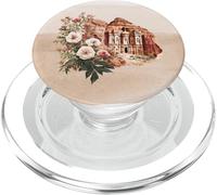 Al Khazneh Petra Jordanie Travel Wanderlust Vacation Museum PopSockets PopGrip pour MagSafe