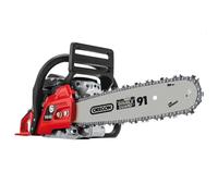 AL-KO 6646 Tronçonneuse à essence 46,5 cm³ 2,0 kW Sabre Oregon 38 cm Chaîne de tronçonneuse 0,325" Easy Start Anti-vibration Lubrification automatique de la chaîne