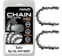 AL-KO 6651 Lot de 2 chaînes de tronçonneuse 40 cm 1,5 mm 66 TG pour Solo by AL-KO