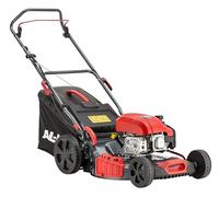 AL-KO Easy 4.66 P-D Tondeuse à Gazon à Essence Largeur de Coupe 46 cm Puissance du Moteur 1,9 KW Réglage Central de la Hauteur de Coupe Fonction 4INONE Boîtier en tôle d'acier pour pelouses jusqu'à