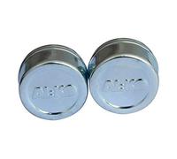 AL-KO Lot de 2 Caches-Moyeux 55 mm pour Remorque, Protection Anti-Corrosion des Roulements, Capuchons d'origine en Acier Galvanisé Diamètre Extérieur 56,6 mm Modèle 581197