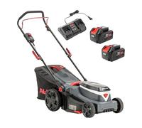 AL-KO Tondeuse à Gazon sans Fil 38.6 Li Comfort - Largeur de Coupe : 38 cm - Réglage Central de la Hauteur de Coupe - pour Surfaces jusqu'à 500 m² - avec 2 Batteries 18/36 V (4 Ah/2 Ah) et Double