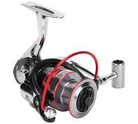 AL Metal Spinning Reel Puissant 13 + 1BB Rapport de Vitesse Pliable Culbuteur Roue de Pêche Accessoire pour Réservoirs/Zones de Rivière Alliage d'aluminium Métal comme Image (AL3000)
