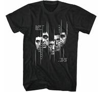 Al Pacino Actor T-Shirt Graphic Tee Printed Top Mens Black Shirt L