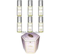 Al Rehab Parfum Musc Oriental Mixte Par Lot De 6 -Soft-6 Ml- Al Rehab-