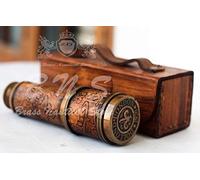 Al-safa Nautique Maritime Télescope Marine Laiton Antique Pirate Longue-Vue Vintage Scop
