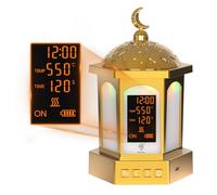 Al salama Bakhoor Brûleur d'arômes électrique longue durée, rechargeable par USB, avec écran LED et 3 réglages de température (500 °C/120 s à 300 °C/300 °C)