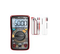 AL01 Digital Multimeter AC/DC Voltage Meter 6000 True Current Hz Resistance Capacitor detection Tester Tools(AL01 Red)