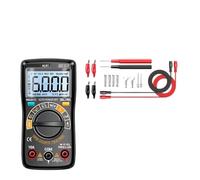 AL01 Digital Multimeter AC/DC Voltage Meter 6000 True Current Hz Resistance Capacitor detection Tester Tools(AL01 Black Pro)