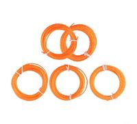AL2420P Lot de 5 bobines de fil torsadé en nylon pour débroussailleuse sans fil Ego 56 V 4,5 m par rouleau