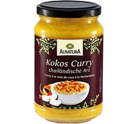 ALA NATURAA Curry Thai Coco 325G - Un mélange épicé et biologique de saveurs exotiques pour vos plats diététiques et sains. - Le Lot De 4