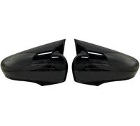 ALaaaaL Coque Rétroviseur de Voiture pour Clio 4 2012 2013 2014 2015 2016 2017 2018-2019,Remplacement rétroviseur latéral Couvercle Aile Capuchon extérieur Garniture,C-Bright Black