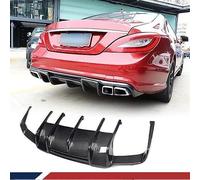 ALaaaaL Lèvre de becquet de diffuseur de Pare-Chocs arrière pour Mercedes Benz CLS Klasse W218 Sport CLS63 AMG Limousine 2011-2014,Anti-Collision Diffuseur de Lèvre Arrière Aileron