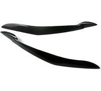 ALaaaaL Voiture Phare Avant Sourcil Paupière Cils Couverture Garniture Autocollant pour BMW X5 E70 2007-2013,Accessoires Extérieurs