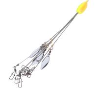 Alabama Angelköder 18g mit rotierenden Pailletten - 5-Arm-Rig, grüner Kunstköder für erfoliches Angeln auf Raubfisch