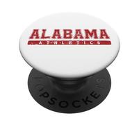 Alabama Athletics Texte Vintage Rouge PopSockets PopGrip Adhésif