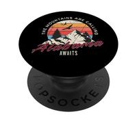 Alabama Awaits The Mountains Are Calling, Smokey Mountains PopSockets PopGrip Adhésif
