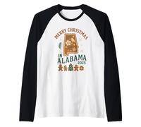 Alabama Chemise de Noël Motif Pain d'épice Manche Raglan