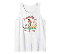 Alabama Dauphin Island Surfer AL Surf Vacances Plage Débardeur