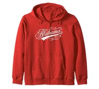 Alabama Floral Script Heart State Pride Feminine Design Sweat à Capuche