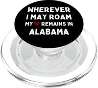 Alabama Où Que Je puisse me déplacer, Mon cœur Reste en Alabama PopSockets PopGrip pour MagSafe