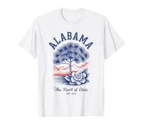 Alabama The Heart of Dixie Arbre & Fleur Scenic State Nature T-Shirt