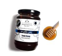 Alabasinis Miel Grec de Chêne et de Châtaigne 100% Naturel & Artisanal 950g
