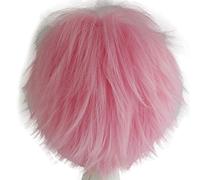 Alacos Perruque courte tendance à pointes pour femme Cosplay Halloween Noël Carnaval Déguisement Fête Cadeau + Bonnet