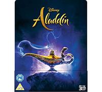 Aladdin 3D/2D Limited Edition Steelbook / Import / REGION FREE Blu Ray
