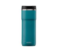 Aladdin Barista Java Thermavac Leak-Lock Stainless Steel Travel Mug 0.47L Aqua Blue - Étanche - Tasse à Double Paroi Isolante - Garde Chaud 4 Heures - Sans BPA - Va au Lave-Vaisselle