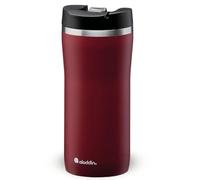 Aladdin Barista Mocca Thermavac Leak-Lock Stainless Steel Travel Mug 0.35L Burgundy Red - Étanche - Tasse à Double Paroi Isolante - Garde Chaud 3 Heures - Sans BPA - Va au Lave-Vaisselle