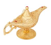 Aladdin Light Décoratif, Classique Vintage Magique Légende Aladdin Genie Lampe Rétro En Métal Conte De Fées Théière pour La