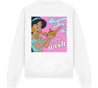 Aladdin - "You Wish" Sweat-shirt pour homme/femme unie TV15045 (XL) (Blanc)