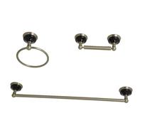 ALADDINLUX Pièces de mise à niveau pour Kingston Brass BAK911148 Water Onyx Lot de 3 pièces pour salle de bain - Nickel